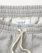 Made in Canada Club Fleece Stripe Sweatpants Heather Grey - Unisex - Province of Canada