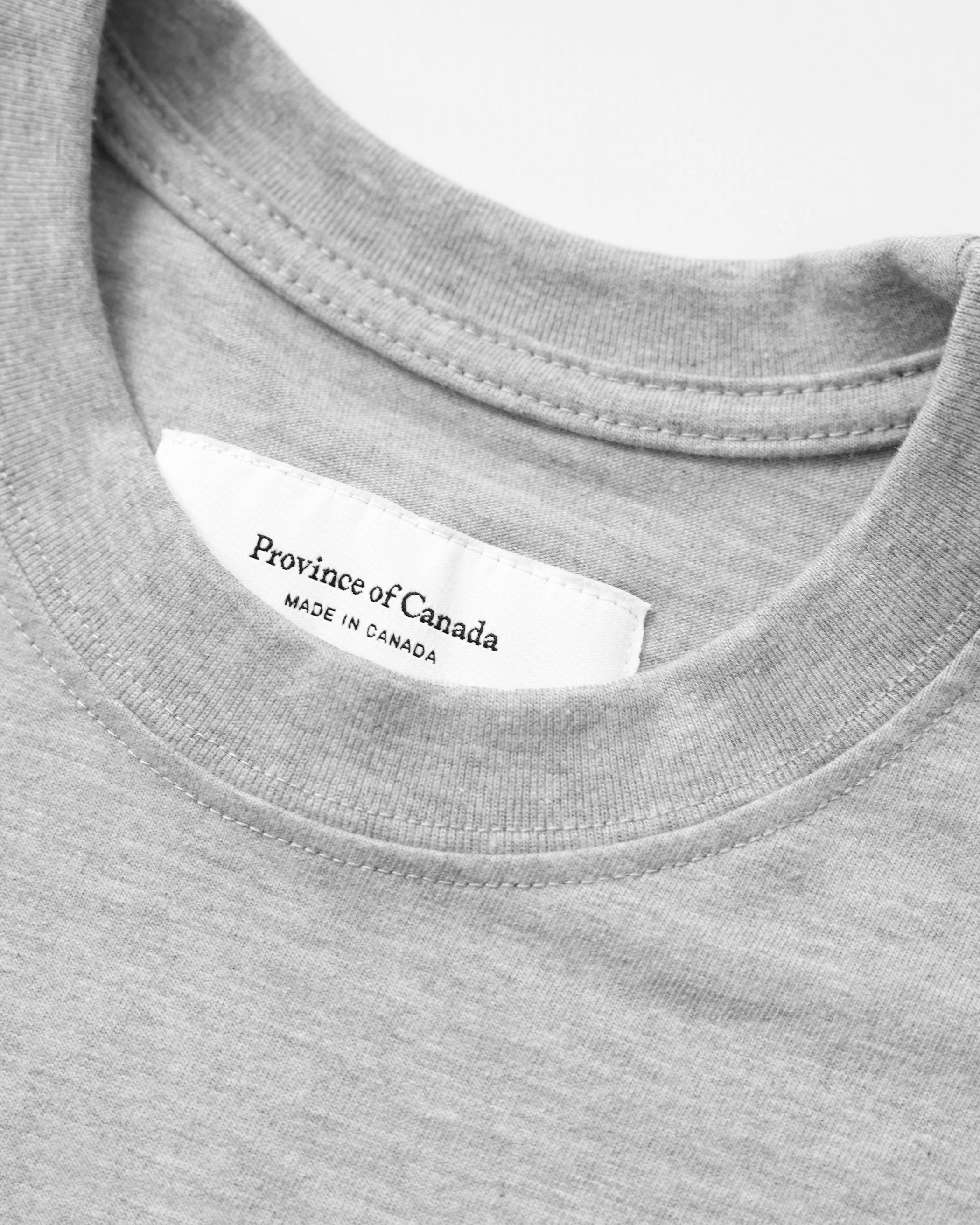 Made in Canada Basketball is Canadian Tee Heather Grey 100% Cotton - Unisex - Province of Canada