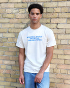 Made in Canada 100% Organic Cotton Montreal Bagels Tee Natural - Unisex - Province of Canada