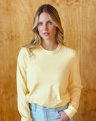 Made in Canada 100% Organic Cotton Monday Long Sleeve Tee Butter - Unisex - Province of Canada