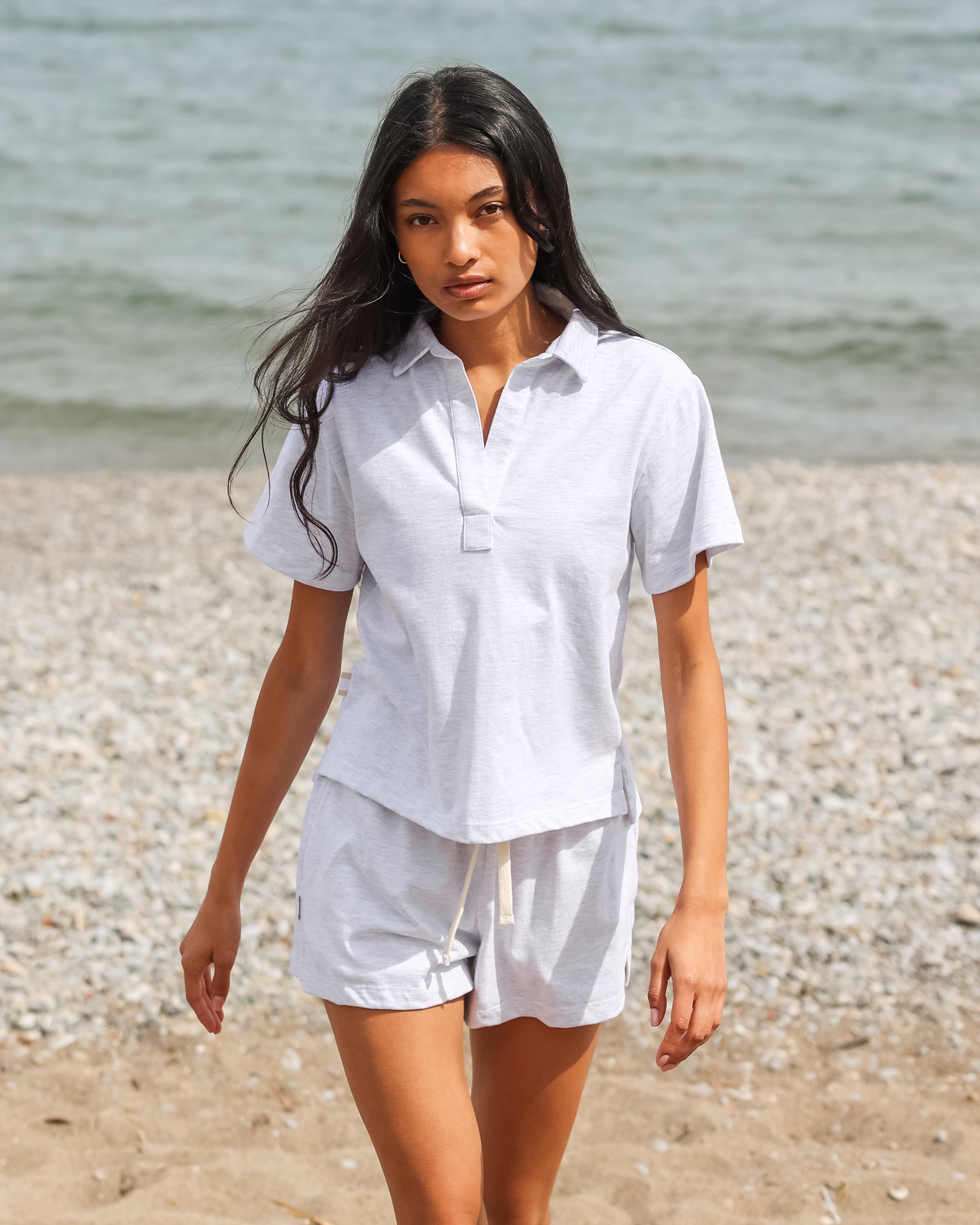  Made in Canada 100% Cotton Jersey Short Cloud - Womens - Province of Canada