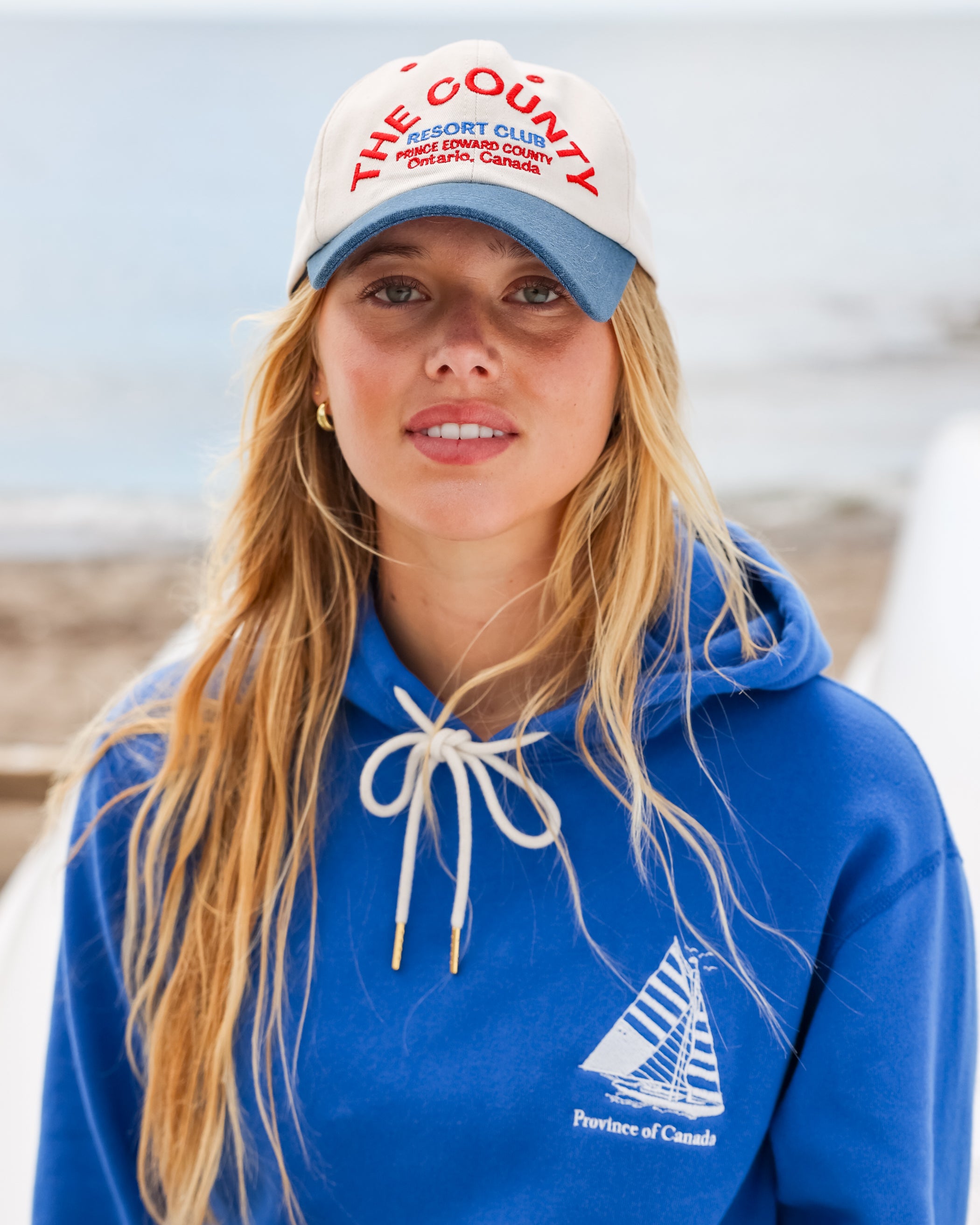 Made in Canada 100% Cotton The County Baseball Hat Natural Denim - Province of Canada 
