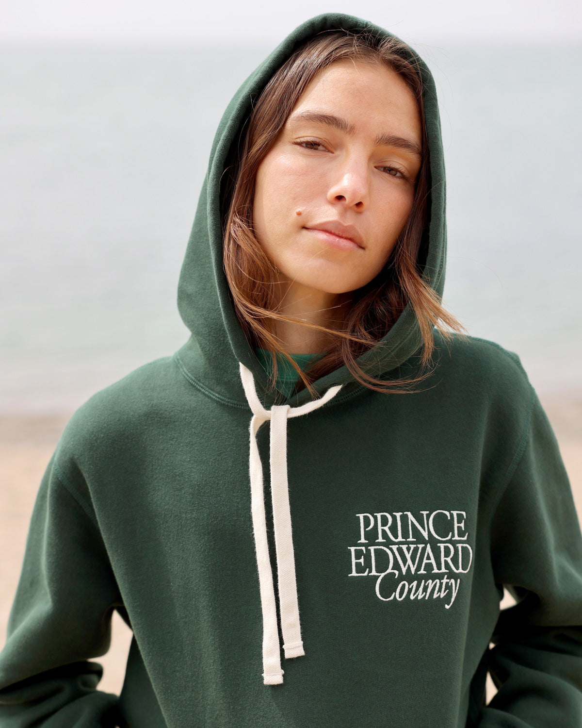Made in Canada Fleece Prince Edward County Fleece Hoodie Forest Green - Unisex - Province of Canada