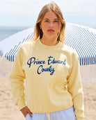 Made in Canada Prince Edward County Sweatshirt Butter - Unisex - Province of Canada