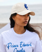 Made in Canada 100% Cotton PEC Baseball Hat Natural - Province of Canada