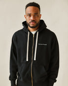 Made in Canada 100% Cotton French Terry Zip Hoodie Black - Unisex - Province of Canada 