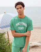 Made in Canada 100% Organic Cotton Prince Edward County Tee Green - Unisex - Province of Canada 