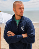 Made in Canada Prince Edward County Half Zip Flag Fleece Sweatshirt - Unisex - Province of Canada