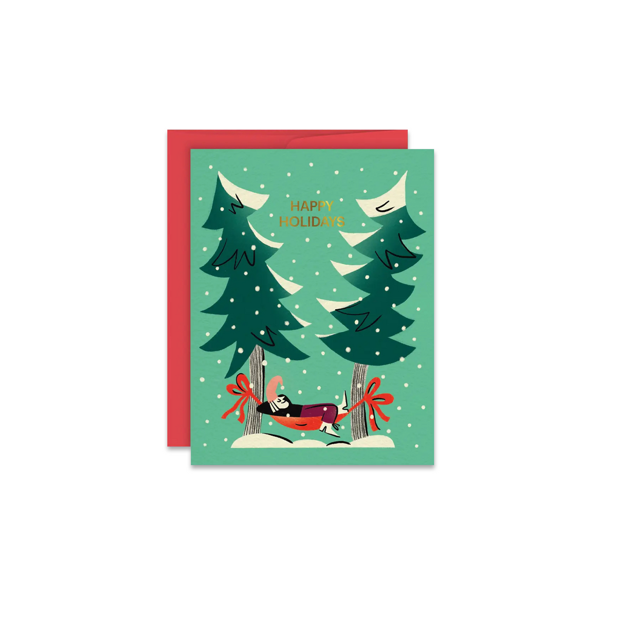 Holiday Hammock Greeting Card - Made in Canada - Province of Canada