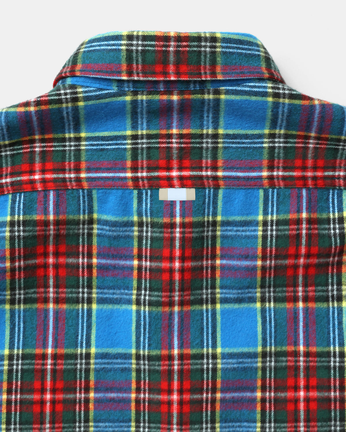 Made in Canada 100% Cotton Juniper  Plaid Flannel Shirt Blue Green Red Yellow - Unisex - Province of Canada