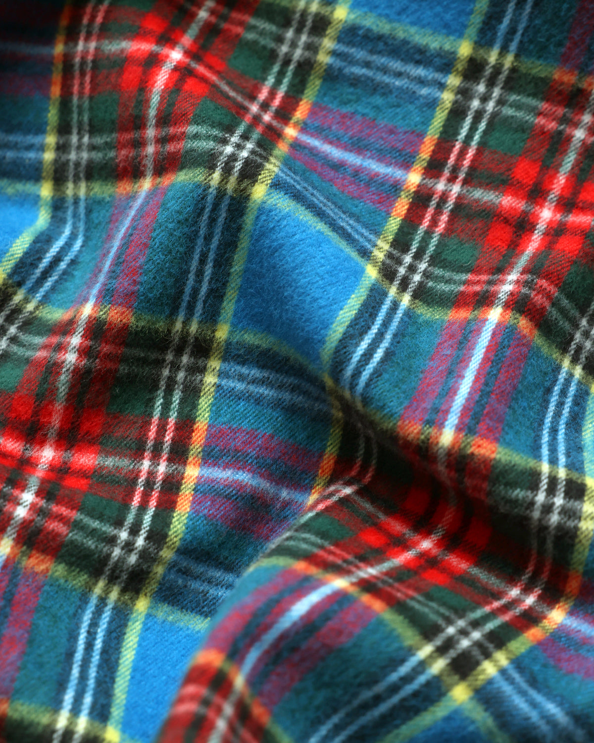 Made in Canada 100% Cotton Juniper  Plaid Flannel Shirt Blue Green Red Yellow - Unisex - Province of Canada