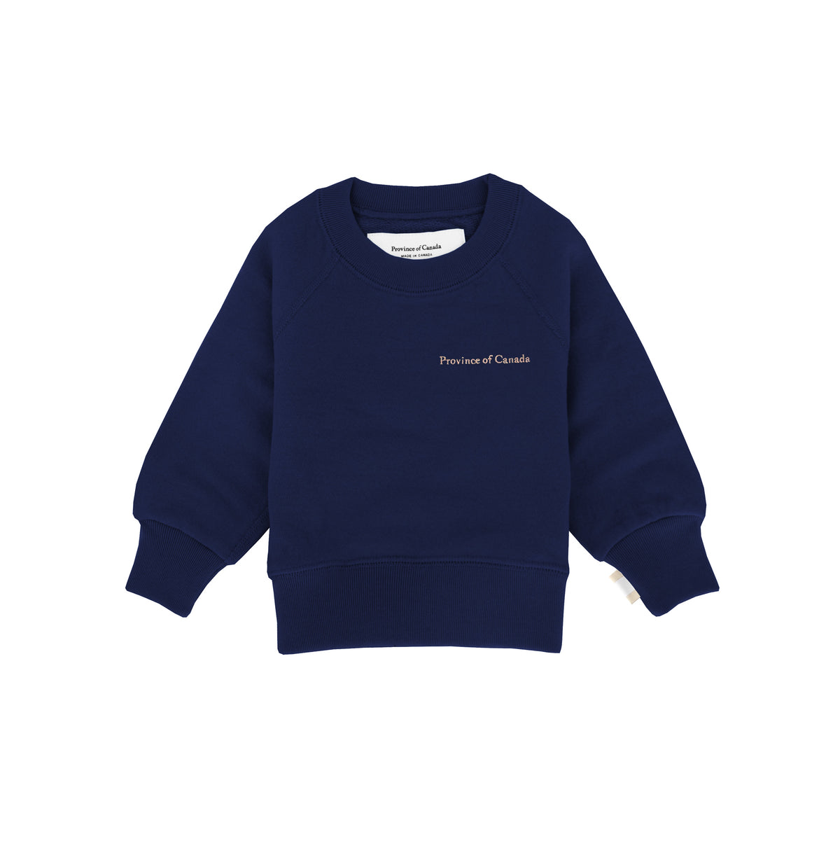 Made in Canada Kids French Terry Sweatshirt Navy Unisex - Province of Canada