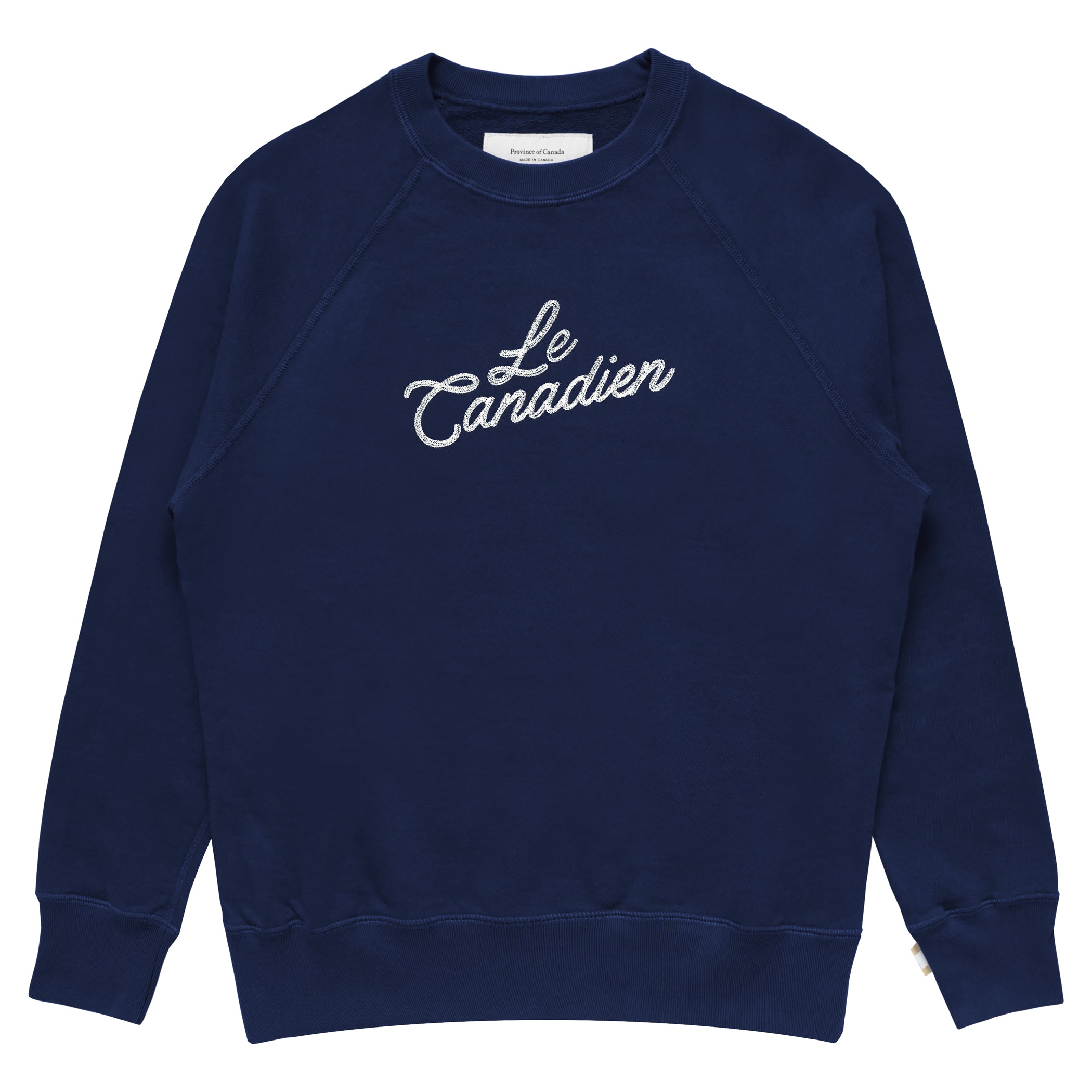 Made in Canada 100% Cotton Le Canadien Sweatshirt Navy - Mens - Province of Canada