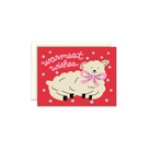 Lamb Holiday Greeting Card - Made in Canada - Province of Canada