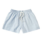 Made in Canada 100% Cotton Pyjama Short Blue Patchwork - Womens - Province of Canada