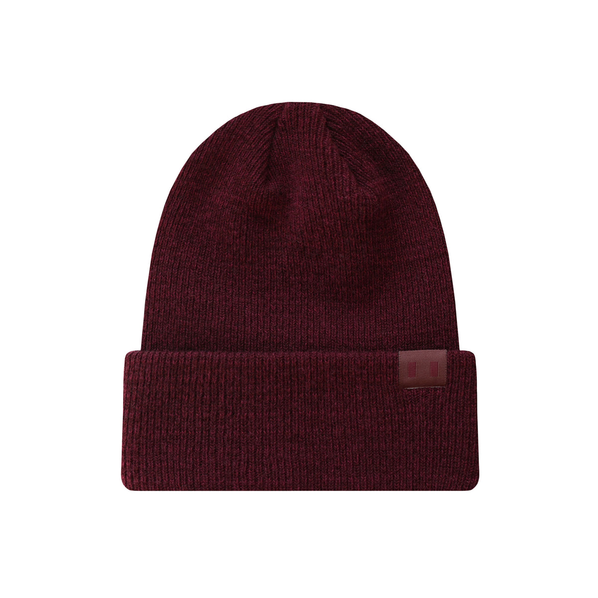 Made in Canada - Cashmere Wool Rib Toque Burgundy - Province of Canada 