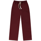 Made in Canada Flag Fleece Wide Leg Sweatpant Burgundy Red Maroon - Unisex - Province of Canada