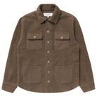 Reverse Fleece Overshirt Chestnut - Unisex - Made in Canada - Province of Canada