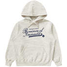 Made in Canada Fleece Script Logo Hoodie Eggshell - Unisex - Province of Canada