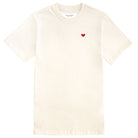 Made in Canada Organic Cotton Heart Tee Natural - Unisex - Province of Canada