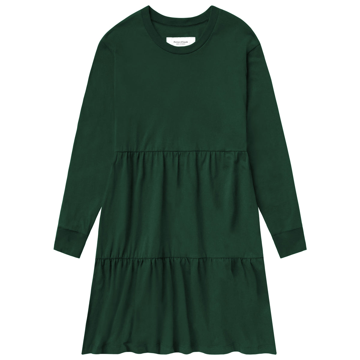 Made in Canada Tier Long Sleeve Dress Forest - Province of Canada
