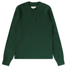 Made in Canada - Almost Pyjama Rib Henley Forest - Unisex - Province of Canada