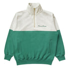 Made in Canada Club Cotton Fleece Half Zip Green - Unisex - Province of Canada 