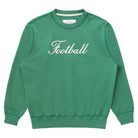 Made in Canada 100% Organic Cotton Football Script Sweatshirt Green - Unisex - Province of Canada