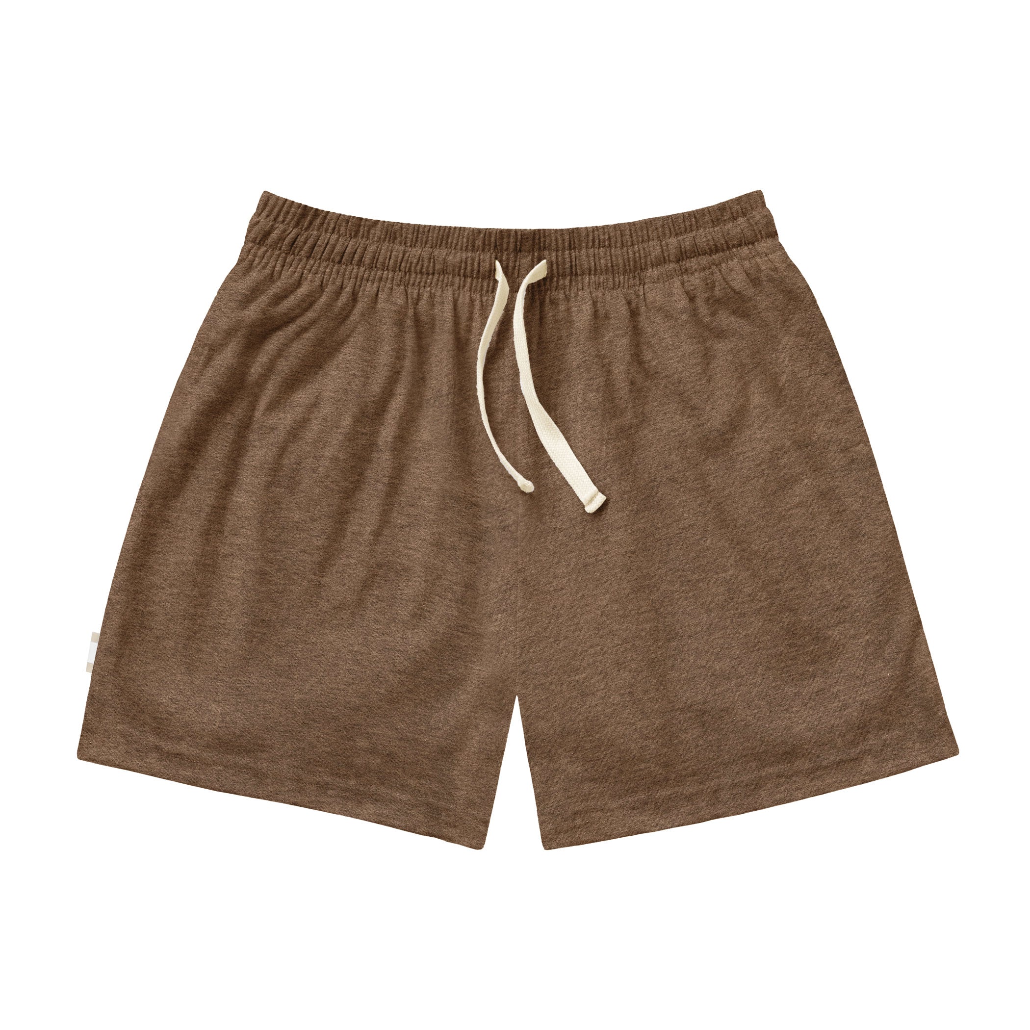 Made in Canada 100% Organic Cotton Weekend Short Heather Brown - Mens - Province of Canada