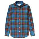 Made in Canada 100% Cotton Juniper  Plaid Flannel Shirt Blue Green Red Yellow - Unisex - Province of Canada