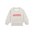 Made in Canada 100% Cotton Cool Canadian Kids French Terry Sweatshirt