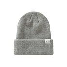 Made in Canada - Cashmere Wool Rib Toque Light Grey - Province of Canada 