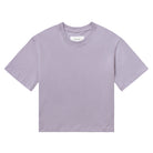 Made in Canada 100% Certified Organic Cotton Monday Crop Top Tee Mauve Lavender Purple - Province of Canada
