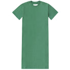 Made in Canada 100% Organic Cotton Midi T-Shirt Dress Green - Province of Canada