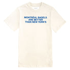 Made in Canada 100% Organic Cotton Montreal Bagels Tee Natural - Unisex - Province of Canada