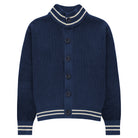 Made in Canada 100% Cotton Knit Cardigan Marine - Unisex - Province of Canada