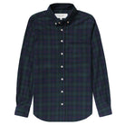 Made in Canada 100% Cotton Navy Plaid Flannel Shirt Navy Green Red - Unisex - Province of Canada