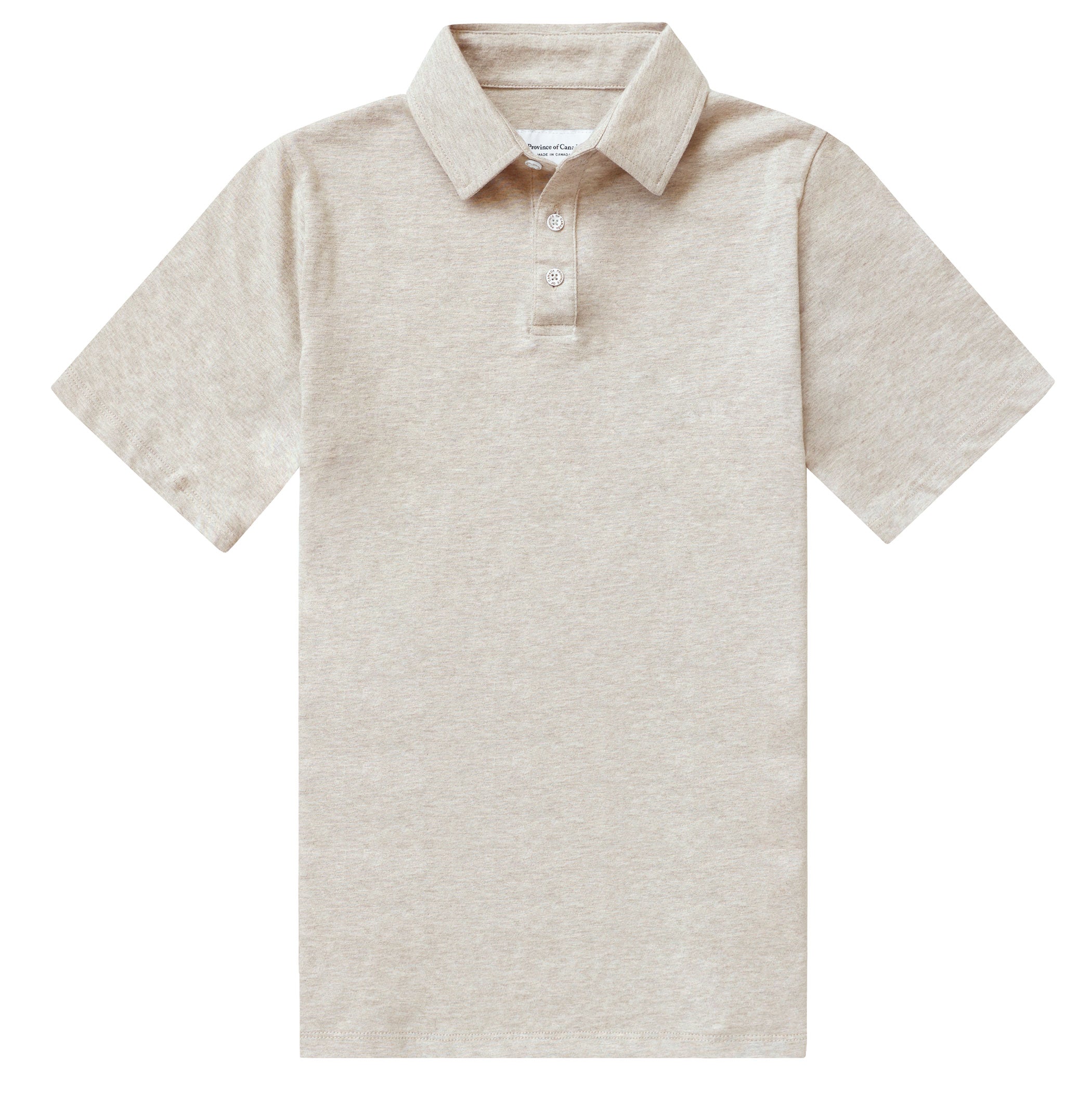 Made in Canada Sunday Polo Shirt Oatmeal - Province of Canada