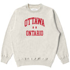 Ottawa Fleece Sweatshirt Eggshell - Made in Canada - Province of Canada