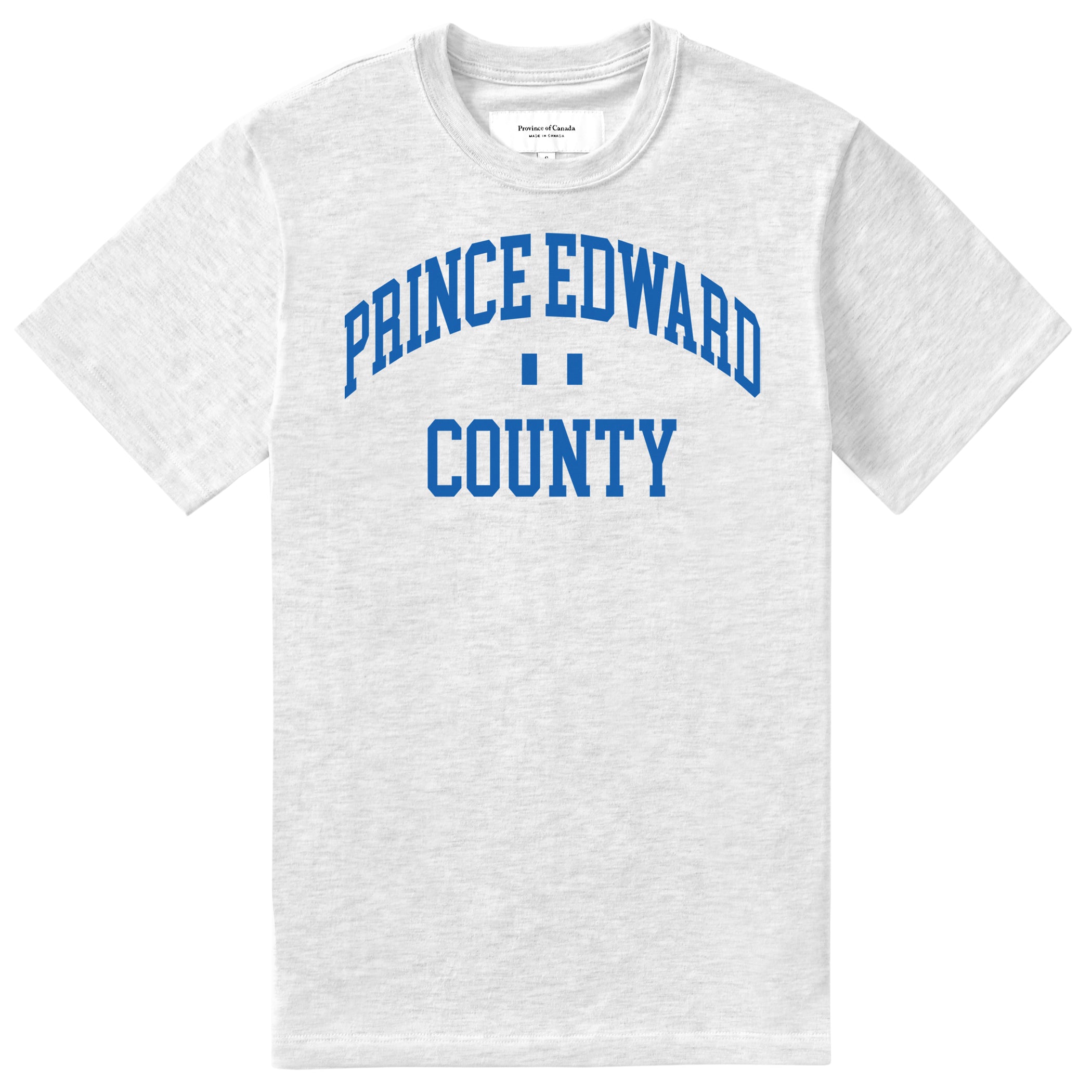Made in Canada 100% Organic Cotton Prince Edward County Tee Cloud - Unisex - Province of Canada