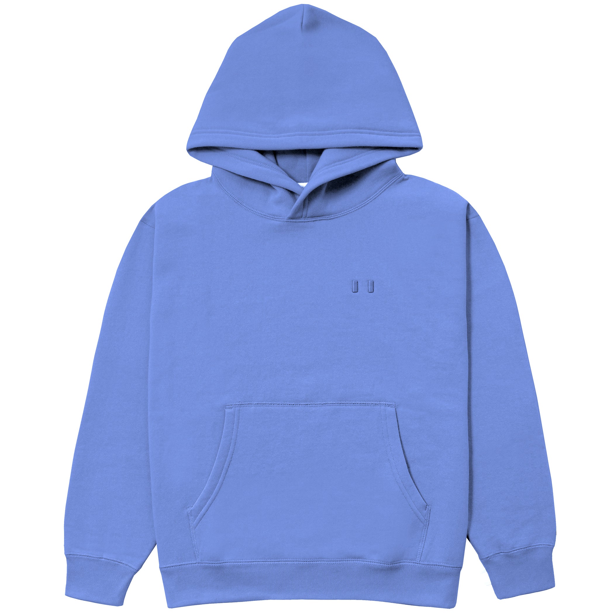 Made in Canada Flag Fleece Hoodie Periwinkle - Unisex - Province of Canada