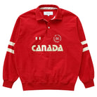 Made in Canada 100% Cotton Canada Button Pullover Red - Unisex - Province of Canada