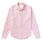 Made in Canada 100% Cotton Boxy Oxford Stripe Shirt Red - Womens - Province of Canada 