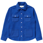 Reverse Fleece Overshirt Royal - Unisex - Made in Canada - Province of Canada