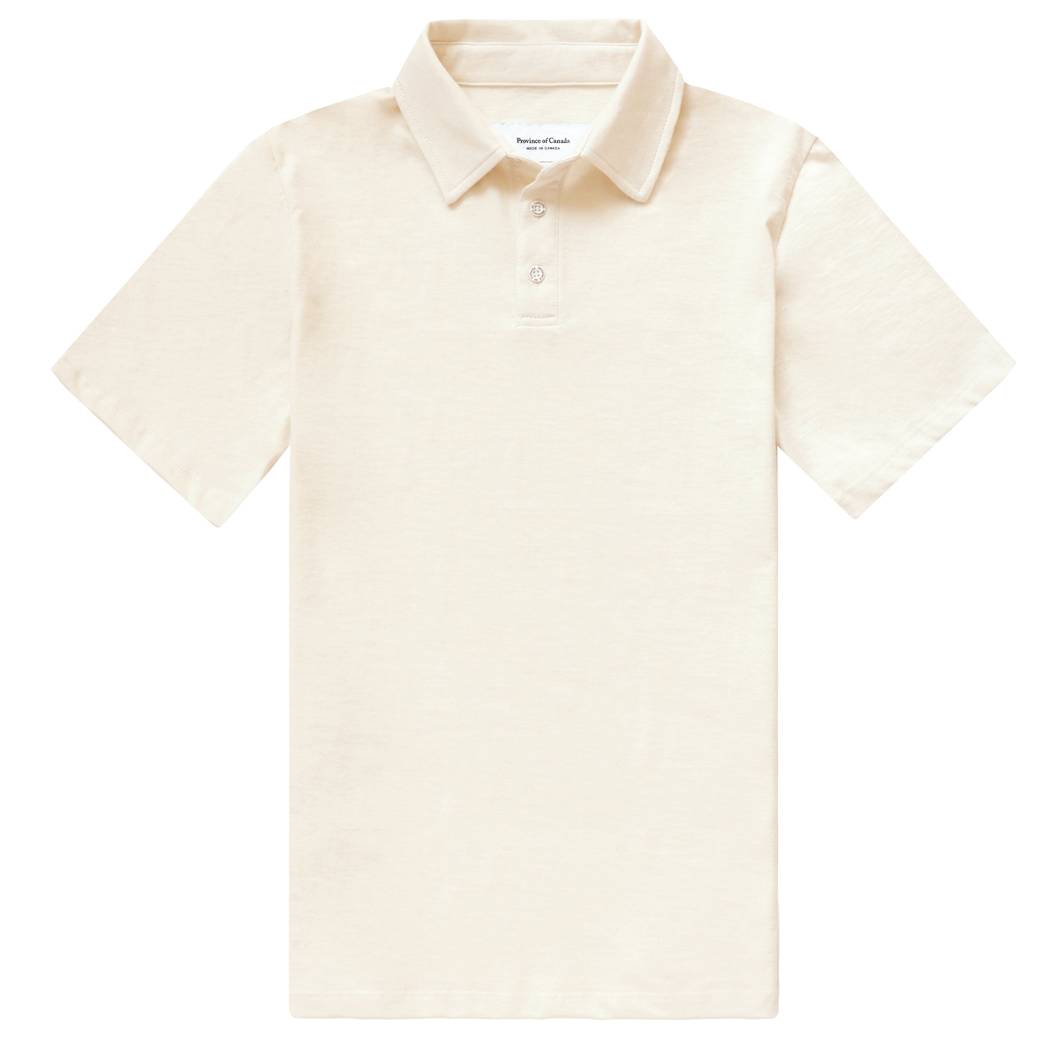 Made in Canada Sunday Polo Shirt Natural - Province of Canada