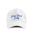 Made in Canada 100% Cotton Prince Edward County Baseball Hat White - Province of Canada