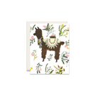 Llama Happy Birthday Greeting Card - Made in Canada - Province of Canada