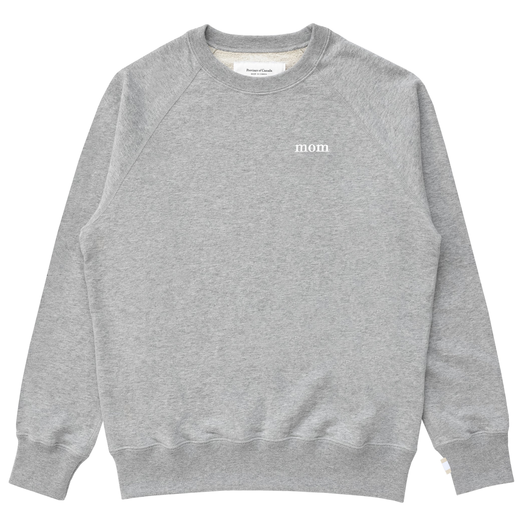 Made in Canada Dad Sweatshirt Heather Grey - Unisex - Province of Canada 