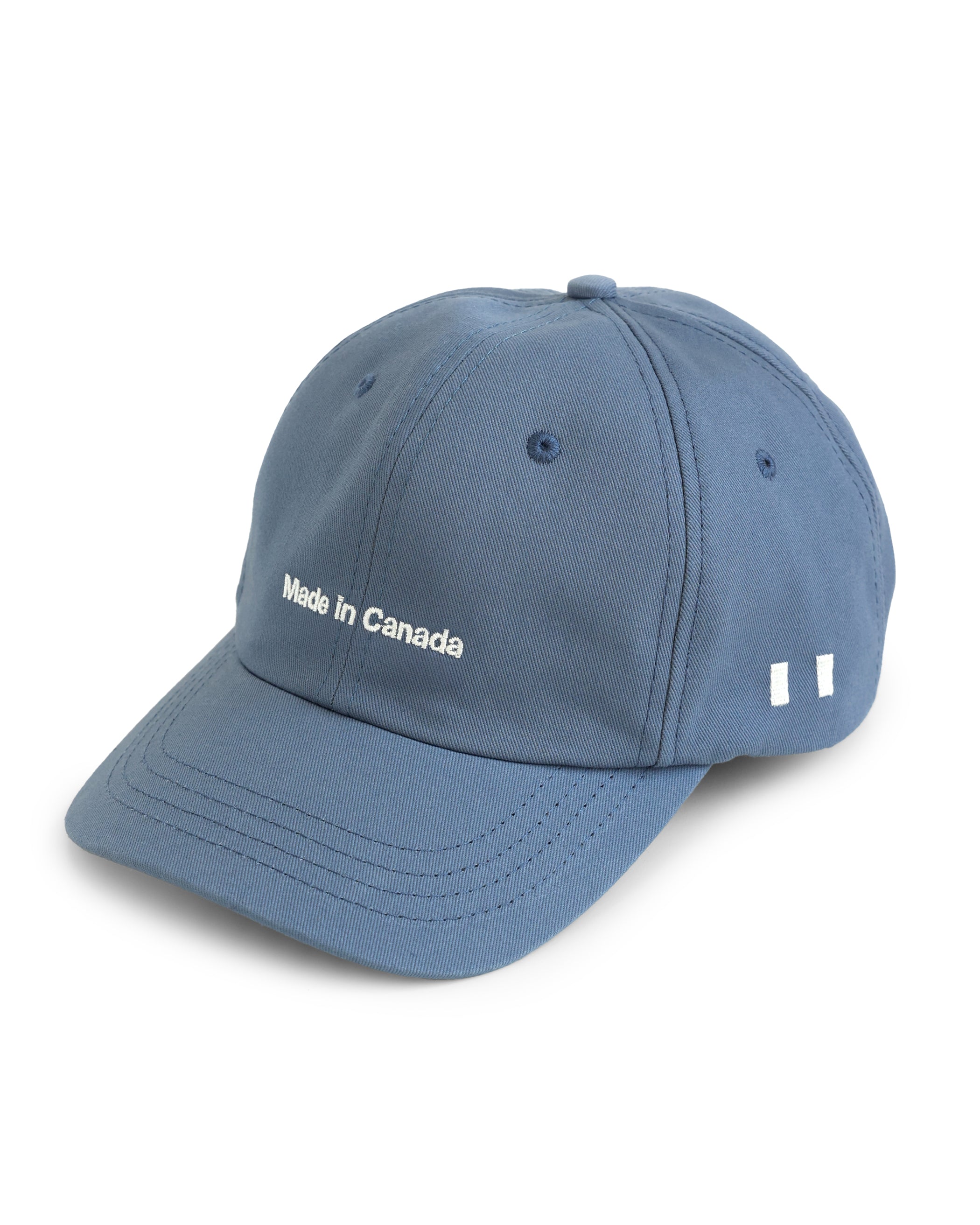 100% Cotton Made in Canada Baseball Hat Slate - Province of Canada