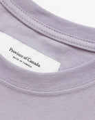 Made in Canada 100% Certified Organic Cotton Monday Crop Top Tee Mauve Lavender Purple - Province of Canada
